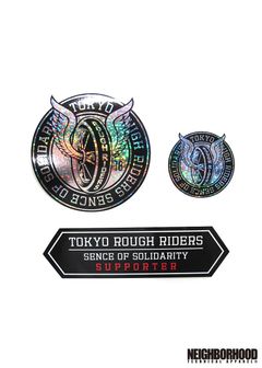 ×NEIGHBORHOOD T.R.R STICKER (BLACK) / ×ネイバーフッド TOKYO ROUGH RIDERS ステッカー