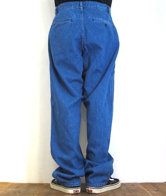 WTNB. Wide Tapered Work PS (LUD) / 渡辺康裕 コラボレーション ワイドデニム ワークパンツ