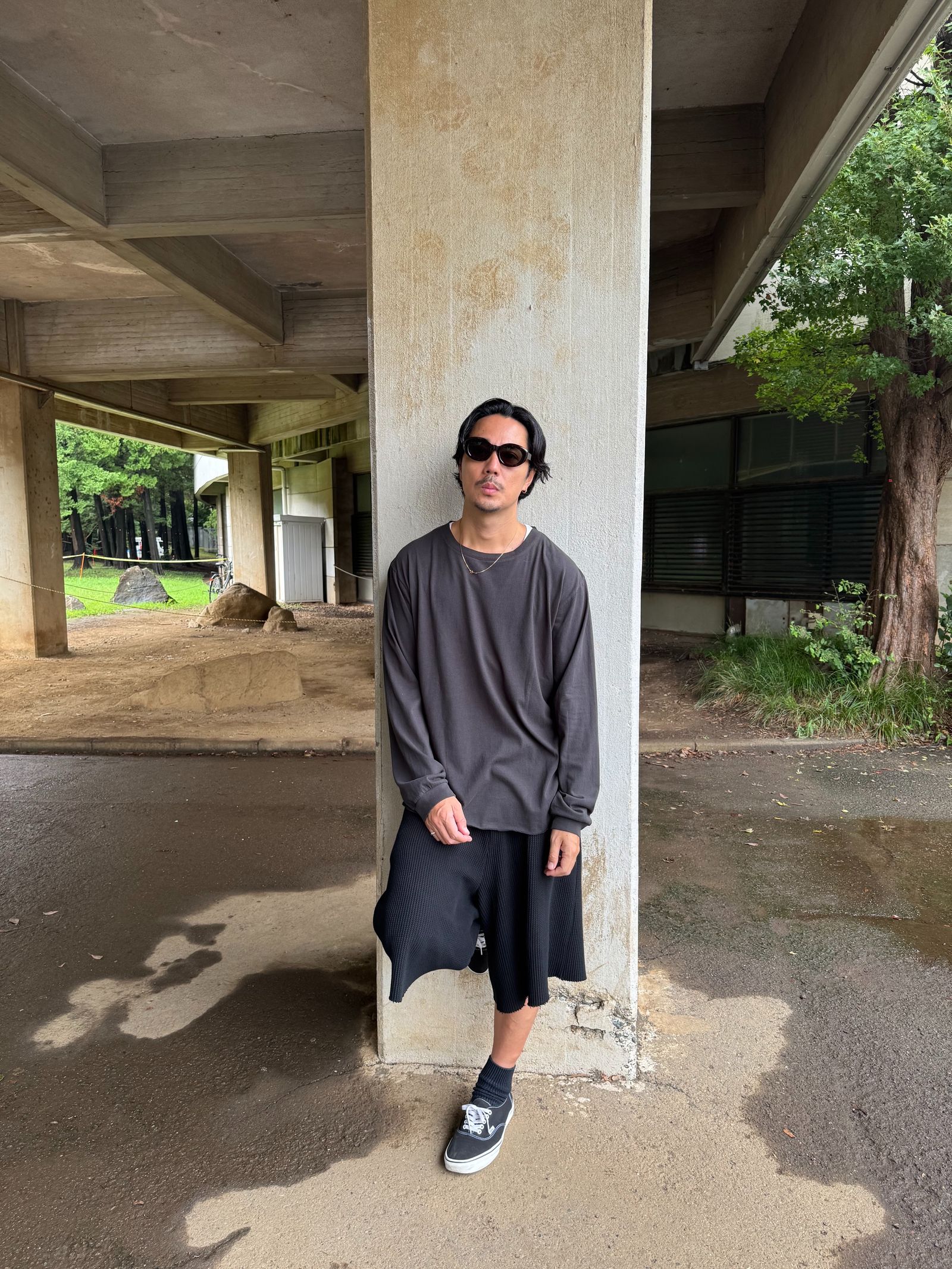 R9 PHOTO LS TEE (BLACK) / フォトプリント オリジナル Tシャツ