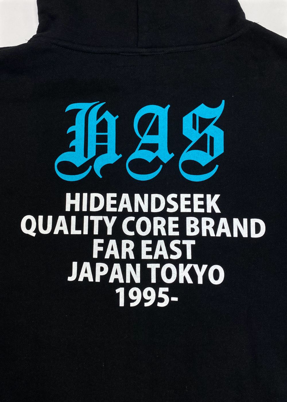 H.A.S Hooded Sweat Shirt (BLACK×GREEN) / ロゴ スウェット パーカー