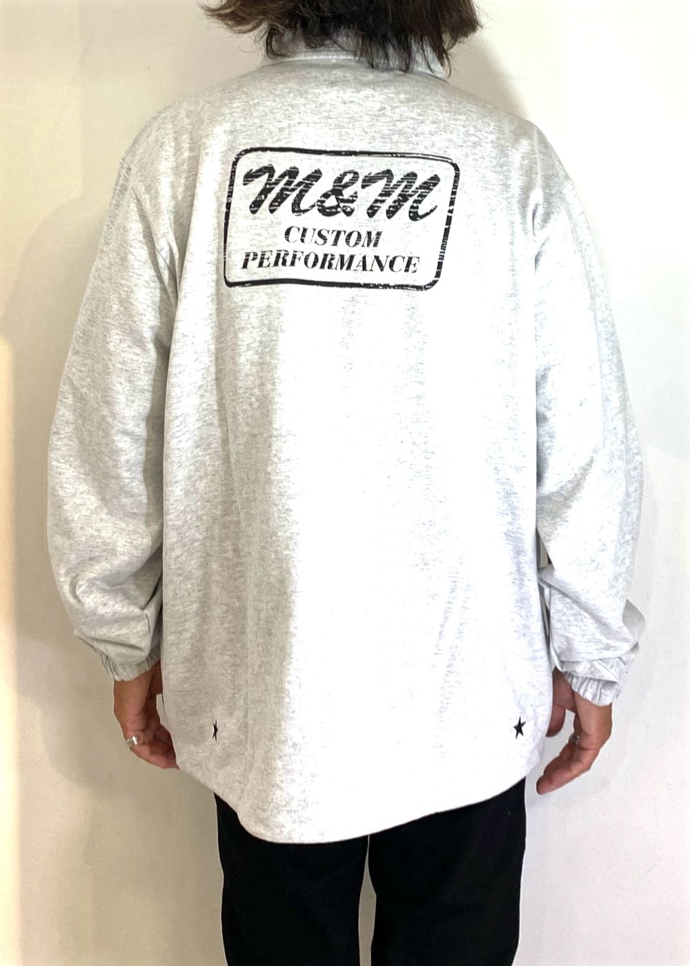 M&M CUSTOM PERFORMANCE - COTTON JERSEY JACKET (ASH