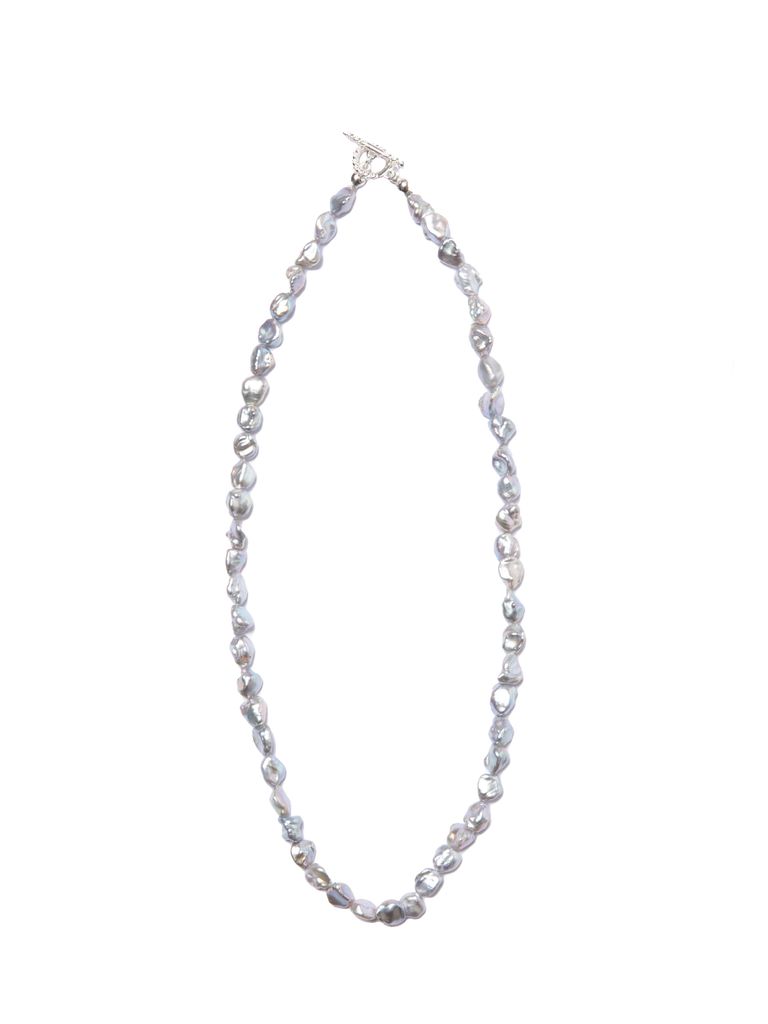 COOTIE PRODUCTIONS - Distortion Pearl Necklace (SILVER) / パール 