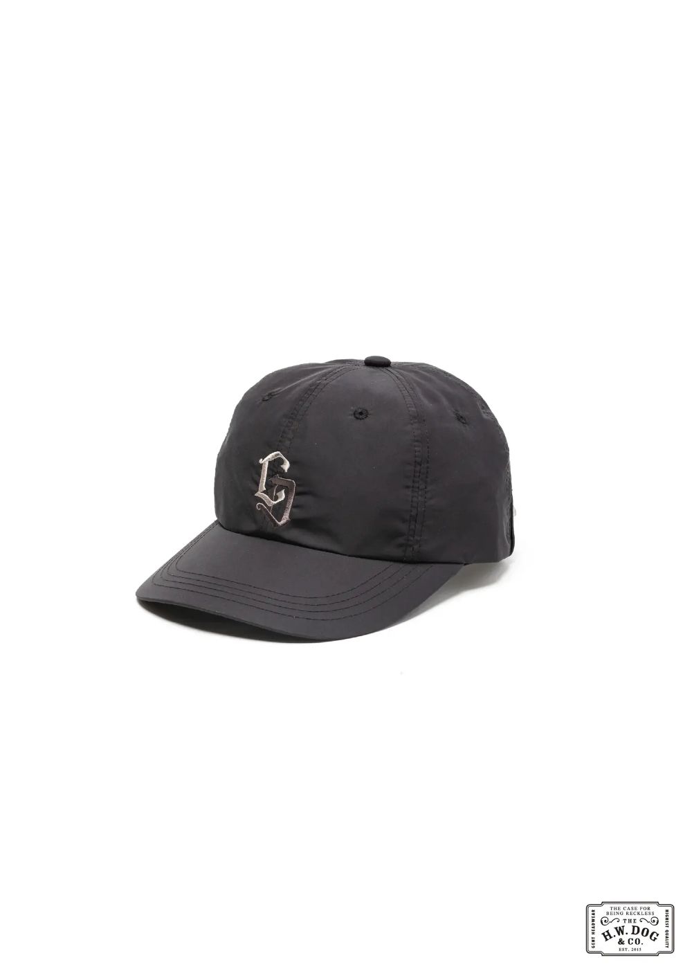 × THE H.W.DOG&CO. EMBROIDERY UNION CAP (BLACK) / ザ エイチ ダブリュー ドッグ アンド コー コラボ キャップ