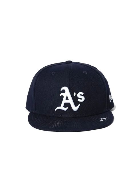 ×NEWERA OAKLAND ATHLETICS CAP (NAVY) / ニューエラ コラボベースボールキャップ