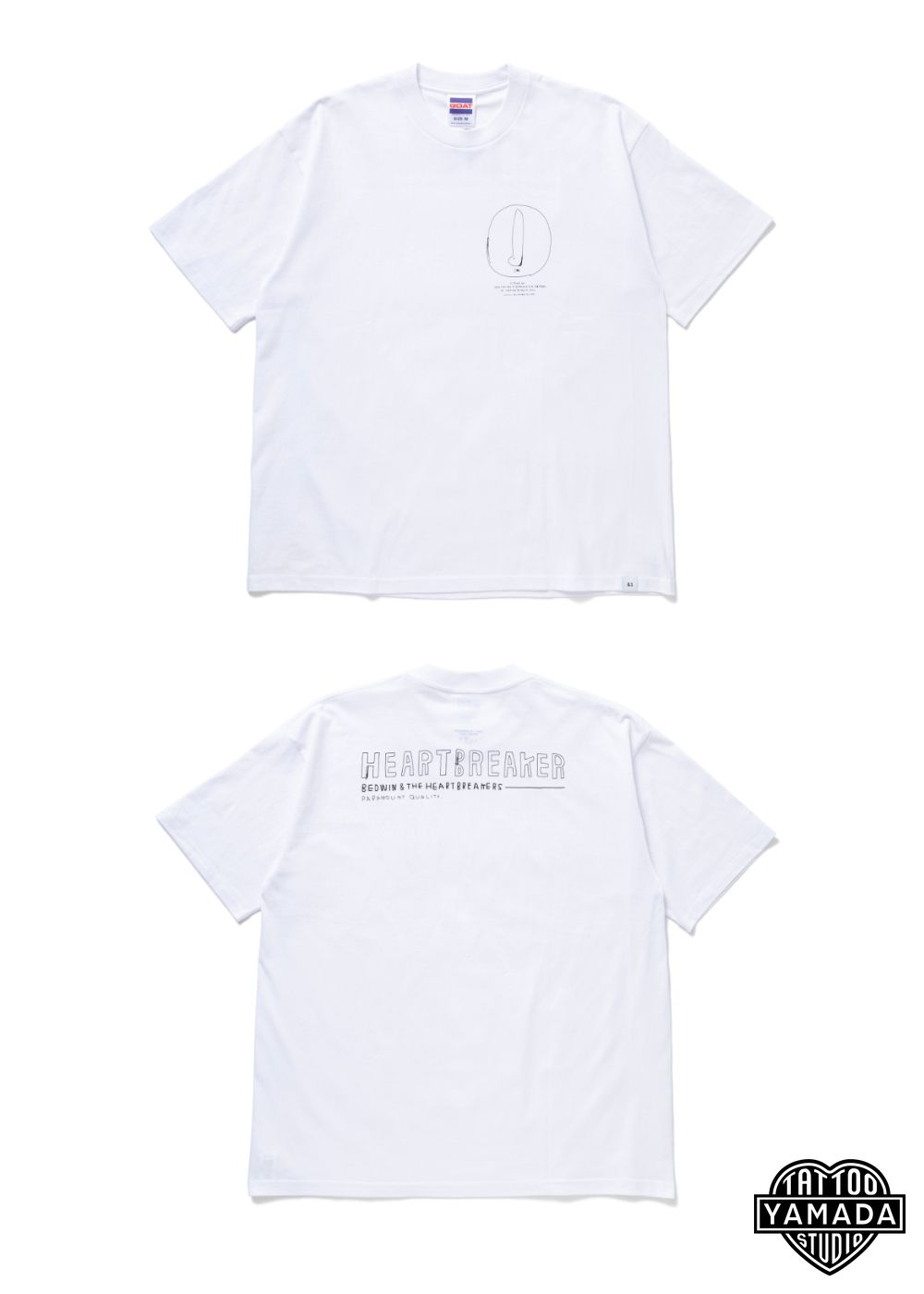BEDWIN & THE HEARTBREAKERS 新作販売告知 / 独自の世界観で作り上げられたプリントTシャツ2型。