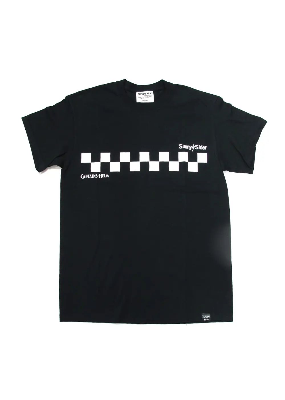 ×SUNNY C SIDER CHECKER LOGO S/S TEE (BLACK) / サニーシーサイダー コラボチェッカーロゴT