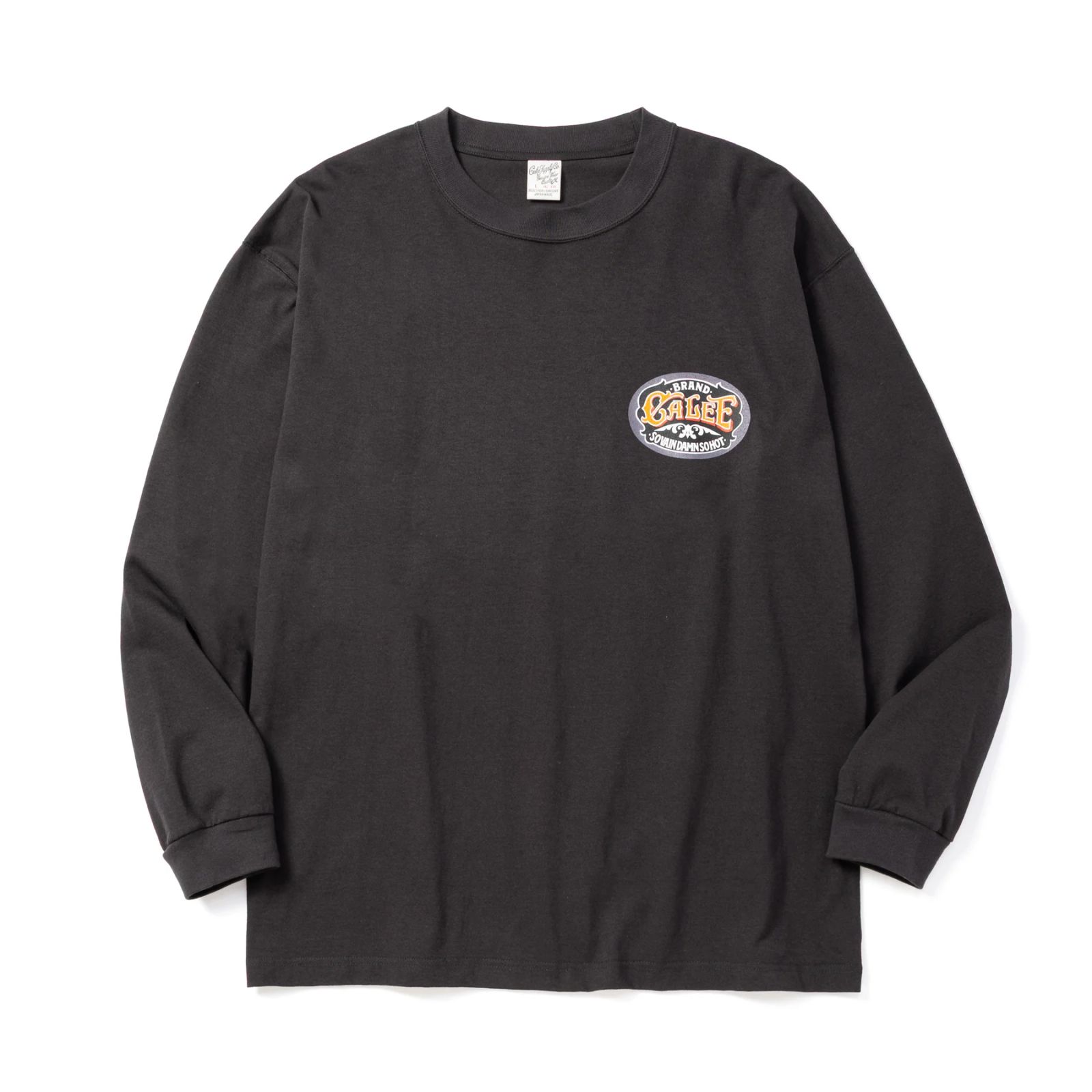 VINTAGE TYPE SIGNBOARD L/S TEE ＜NATURALLY PAINT DESIGN＞ (INK BLACK) / ×ナチュラリーペイント コラボ Tシャツ