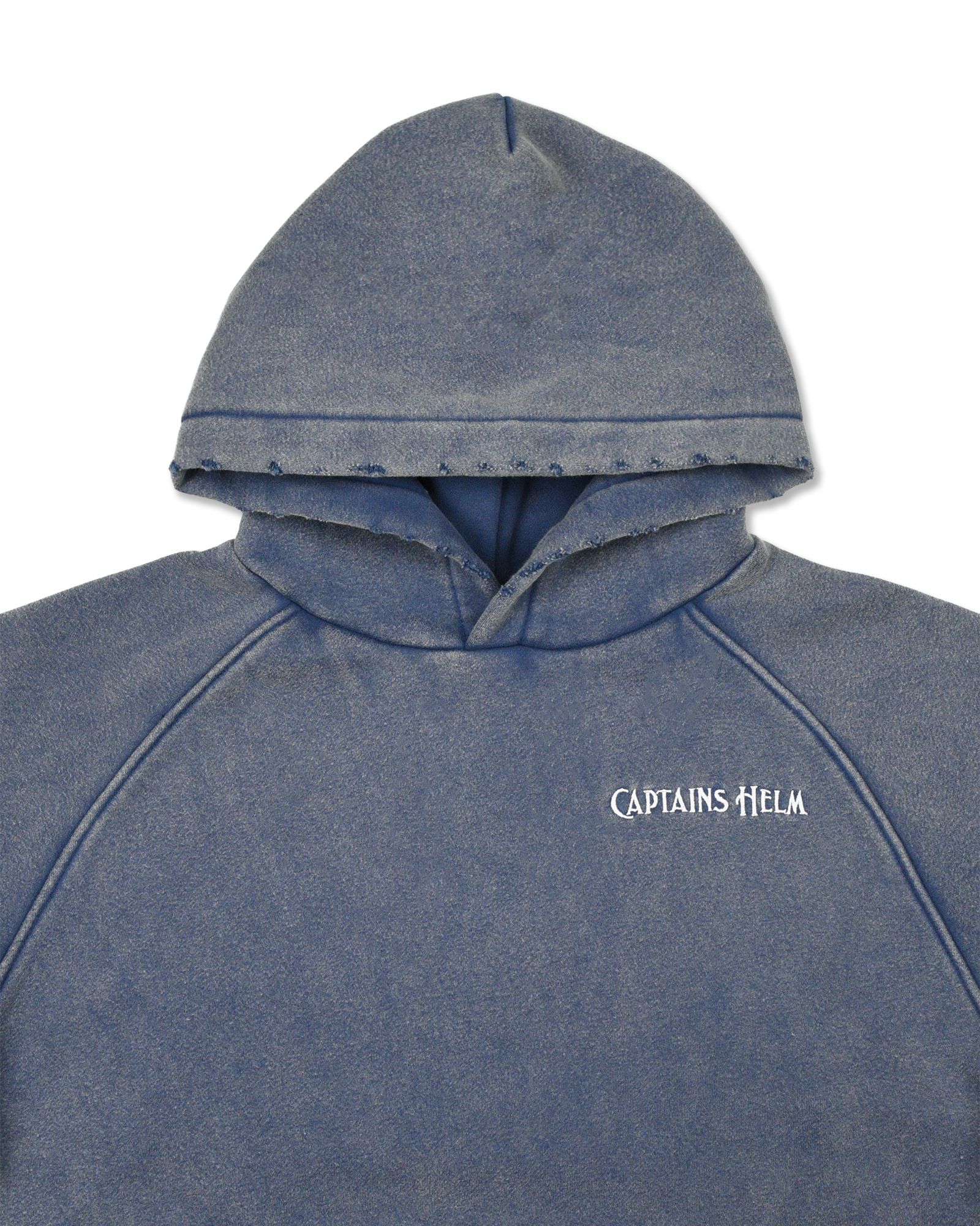 VINTAGE LOGO HOODIE (VINTAGE NAVY) / ヴィンテージ加工 ロゴ スウェット パーカー