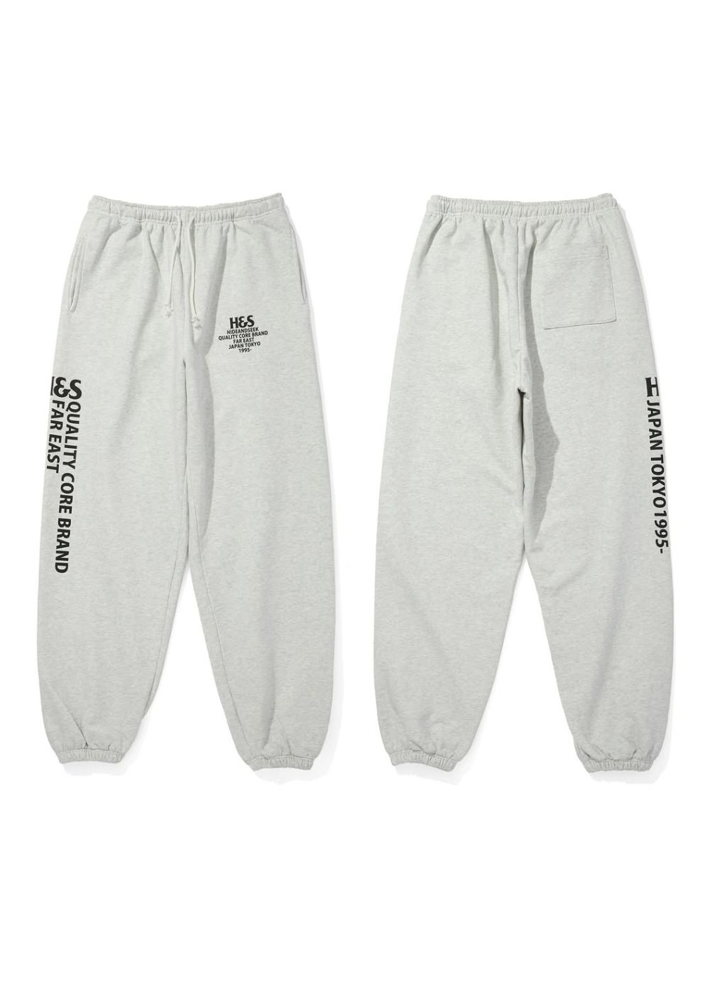 【ラスト1点】H&S Sweat Pant (LIGHT GRAY) / オリジナル セットアップスウェットパンツ / セットアップ可能