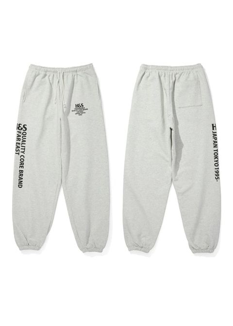【ラスト1点】H&S Sweat Pant (LIGHT GRAY) / オリジナル セットアップスウェットパンツ / セットアップ可能