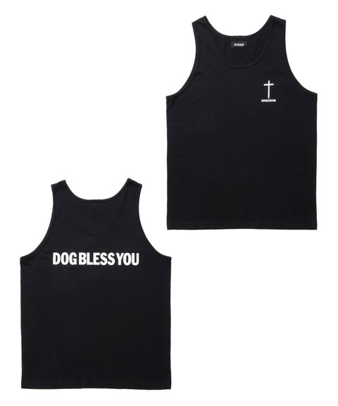 D.B TANKTOP (BLACK) / プリント タンクトップ