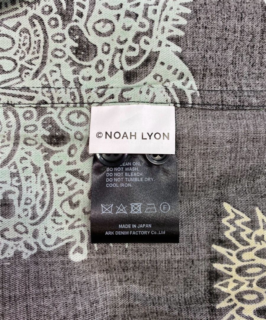×NOAH LYON S/S Open Collar SH (GPT) / ノア ライオン コラボ シャツ
