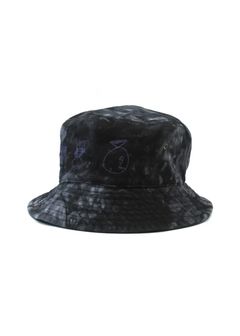 × SKOLOCT HAT (TYE-DYE BLACK) / スコロクト コラボバケットハット