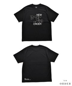 New Ordar "TOUCHED BY THE HAND OF GOD" Crewneck T-SH (BLACK) / ニューオーダー コラボ Tシャツ