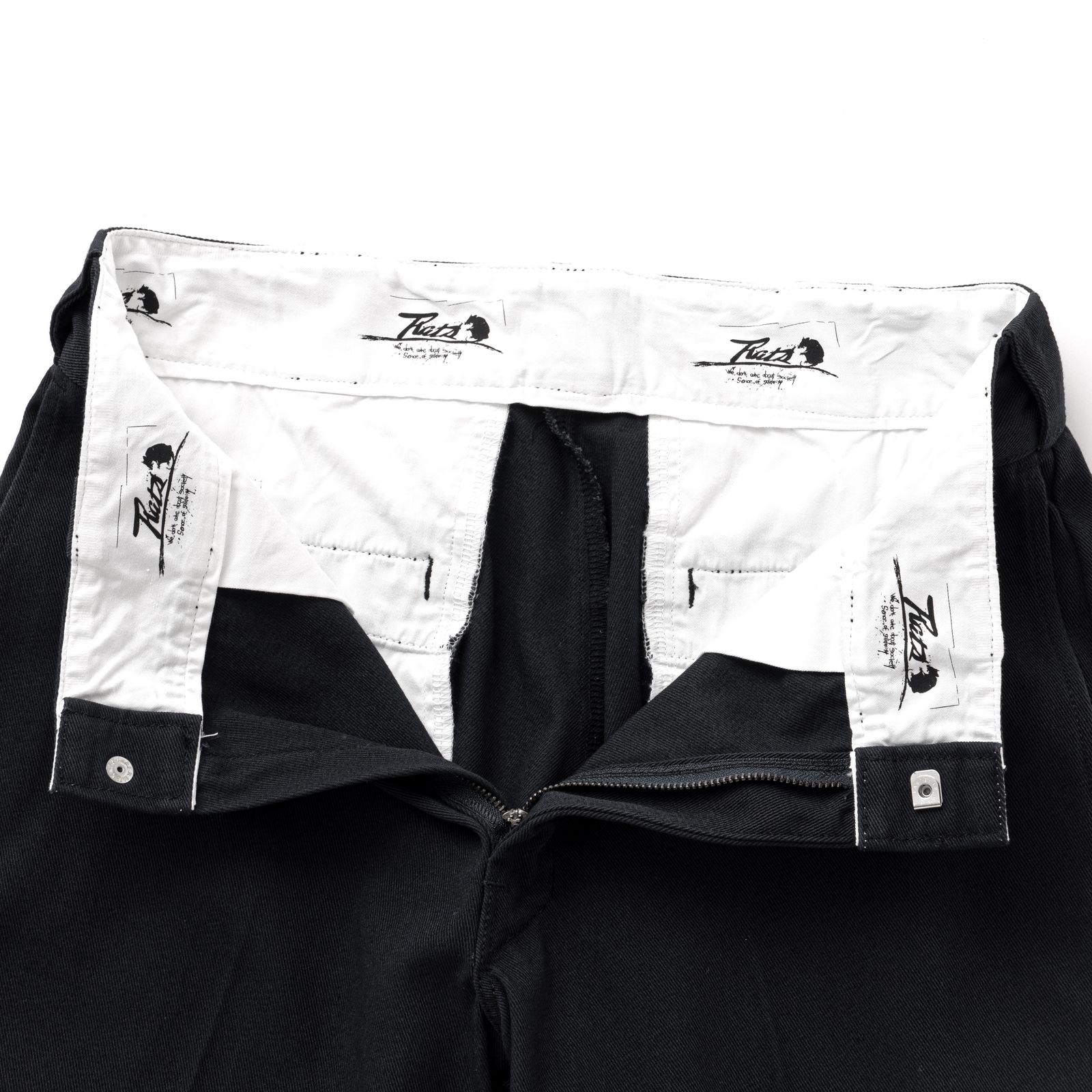 T/C WORK PANTS (BLACK) / TC チノ パンツ