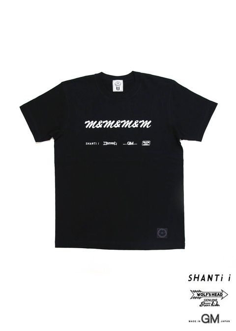 PRINT S/S TEE (BLACK) / ×SHANTII×WOLF'S HEAD×MADE IN GM JAPAN コラボプリントT
