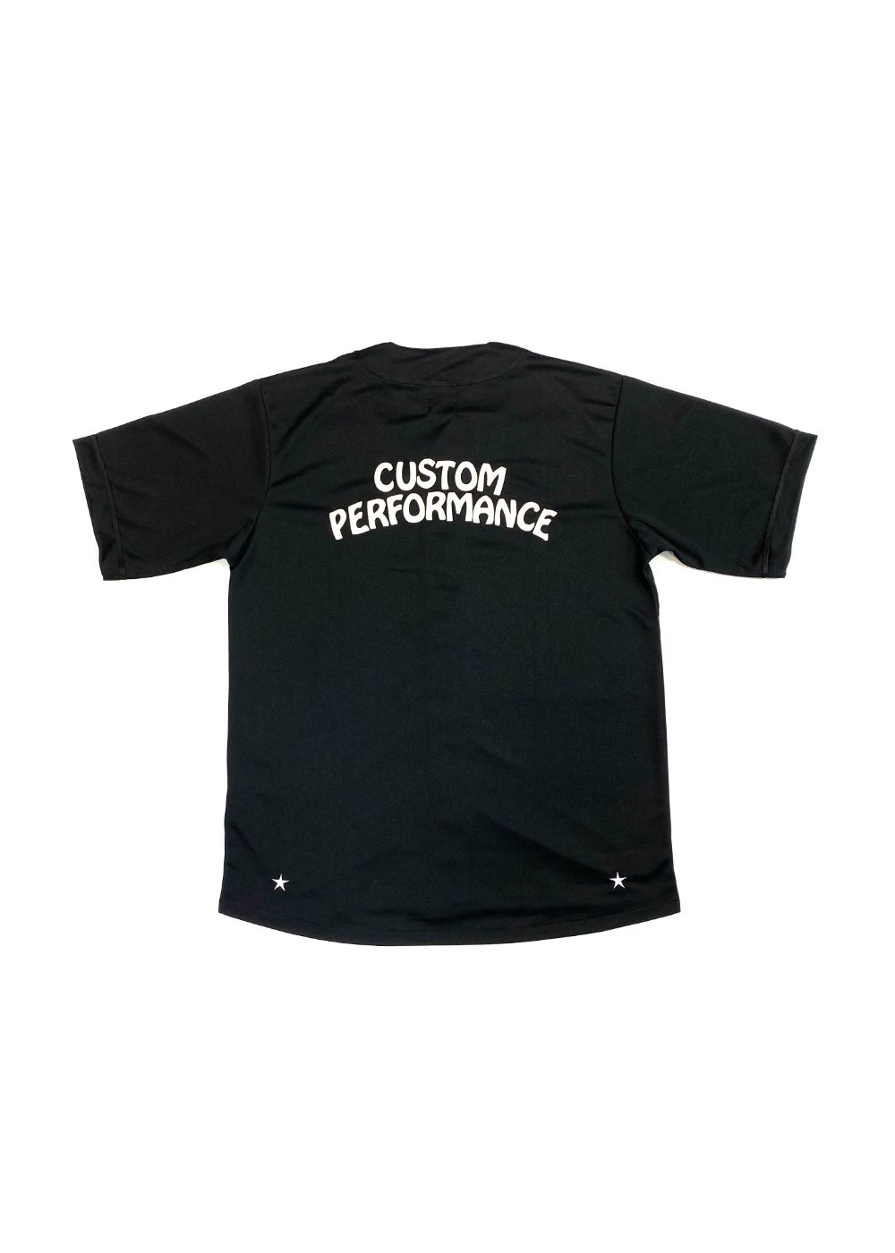 M&M CUSTOM PERFORMANCE - DRY ATHLETIC BASEBALL SHIRT (BLACK×WHITE) / ドライ  アスレチック ベースボールシャツ | LOOPHOLE