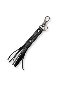 STUDS LEATHER ASSORT KEY RING <TYPE 1 > (BLACK A) / スタッズ レザー キーリング