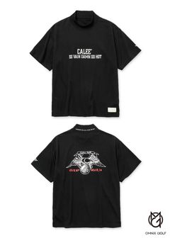 × ovys MOCK NECK BACK MESH S/S TEE ＜B TYPE＞ (BLACK) / オーヴィーズ コラボ  モックネック Tシャツ