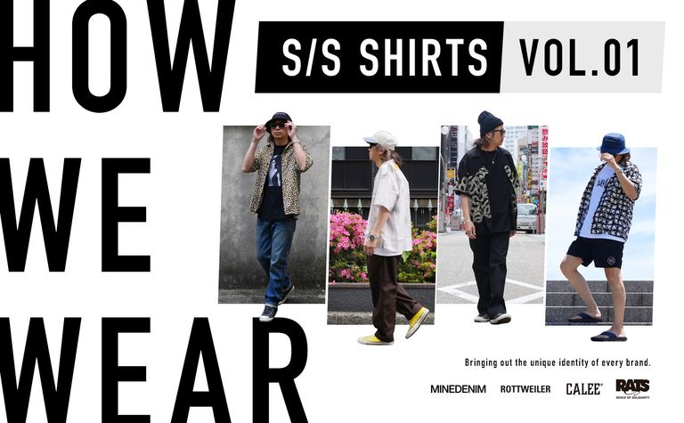 S/S SHIRT STYLE vol.1 / スタイル特集アップ致しました。