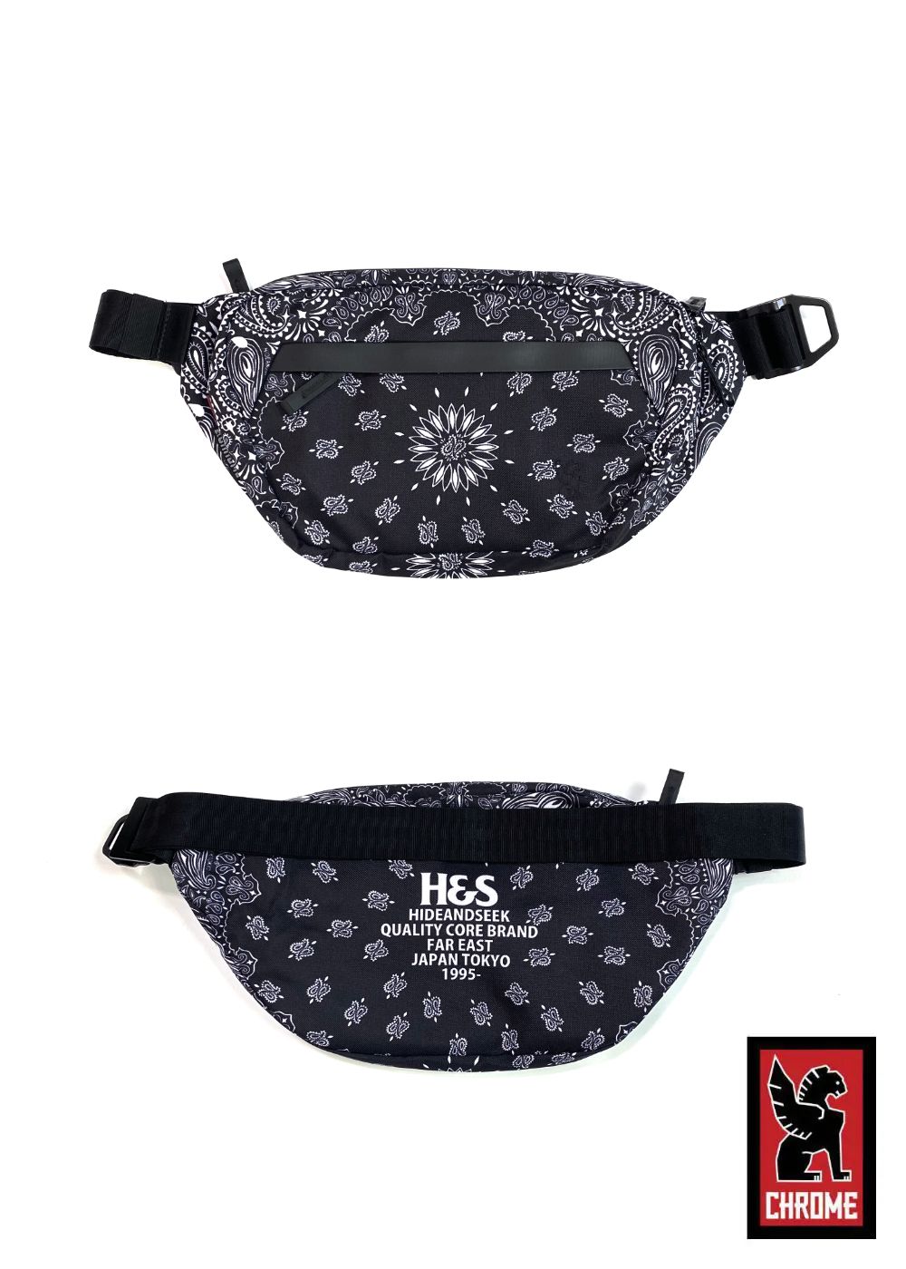 HIDEANDSEEK クルーネック HIDEANDSEEK(ハイドアンドシーク) シャツ Bandana Pattern S/S