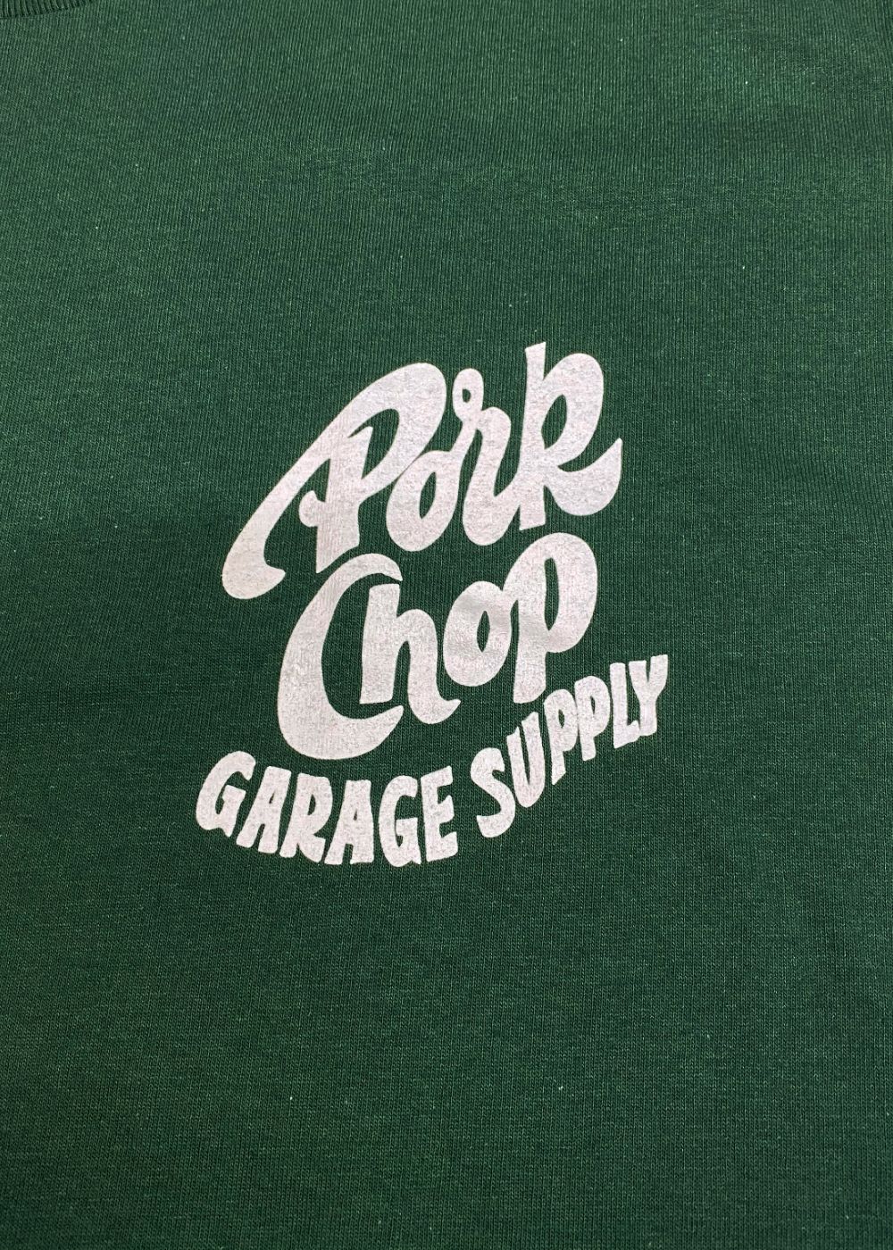 PORKY TEE (FOREST GREEN) / ポーキー ロゴ Tシャツ