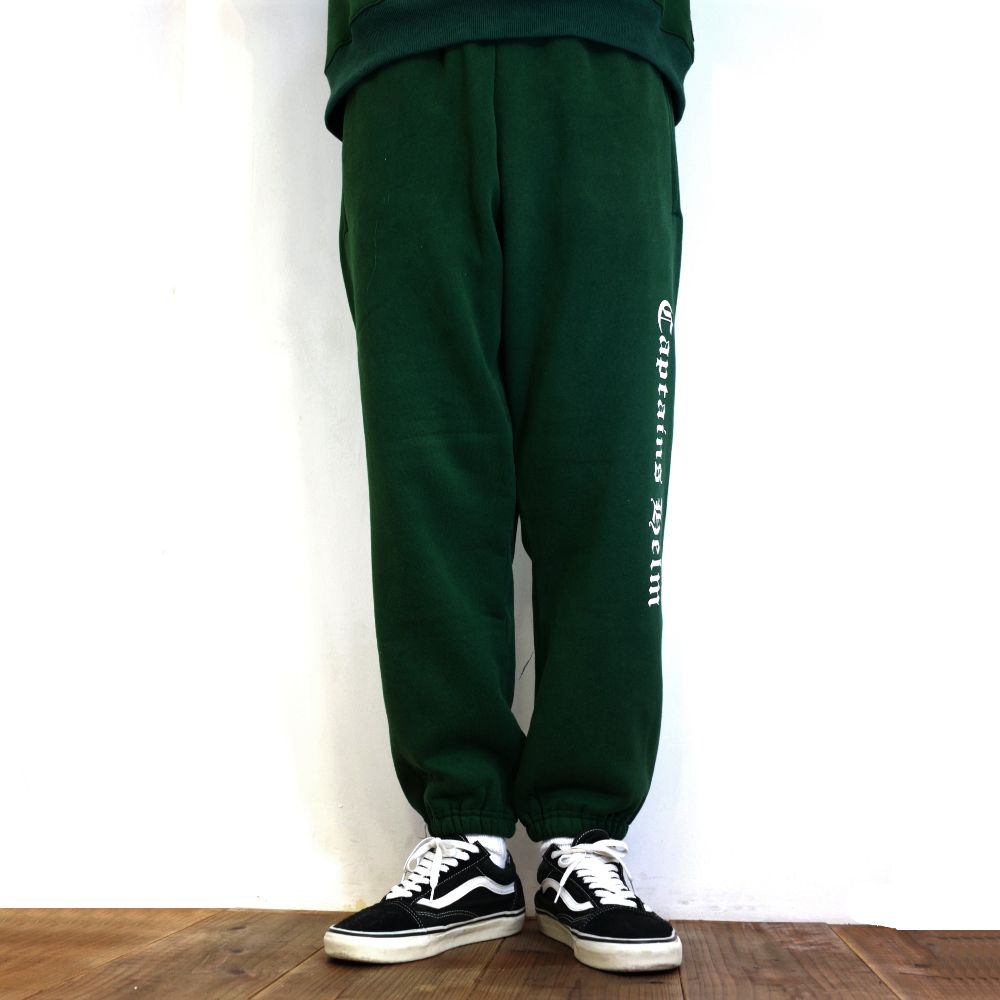 CAPTAINS HELM - HELM LOCAL SWEAT PANTS (FOREST GREEN) / オリジナル