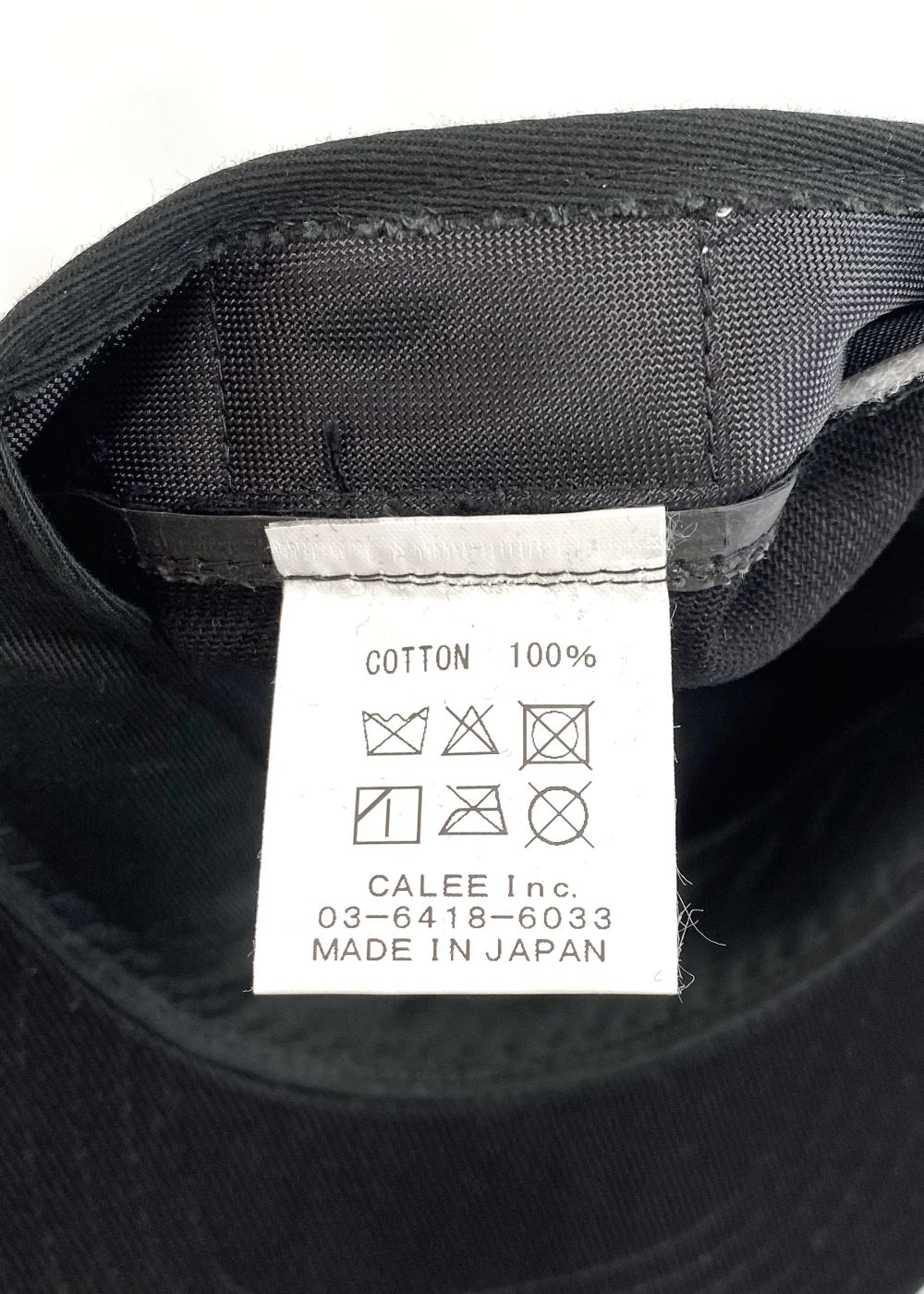 WAPPEN CAP (BLACK) / オリジナル ワッペン キャップ