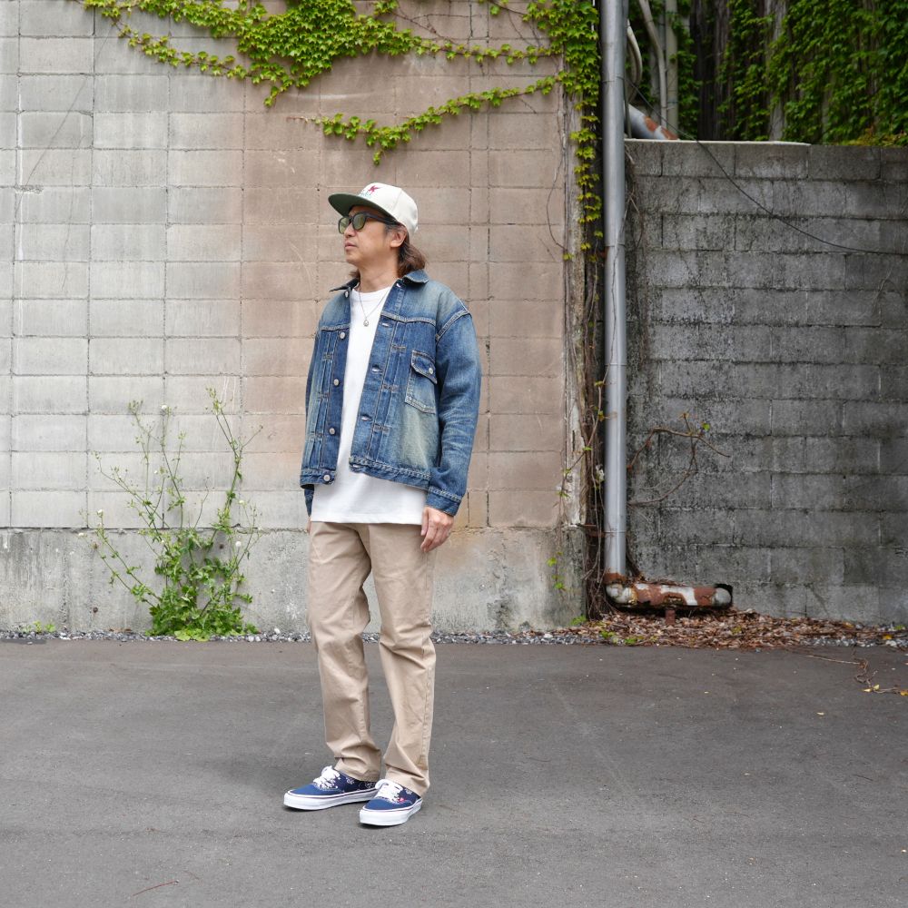 1st TYPE DENIM JACKET ＜USED＞ (USED INDIGO BLUE) / 1st タイプ ユーズド デニム ジャケット