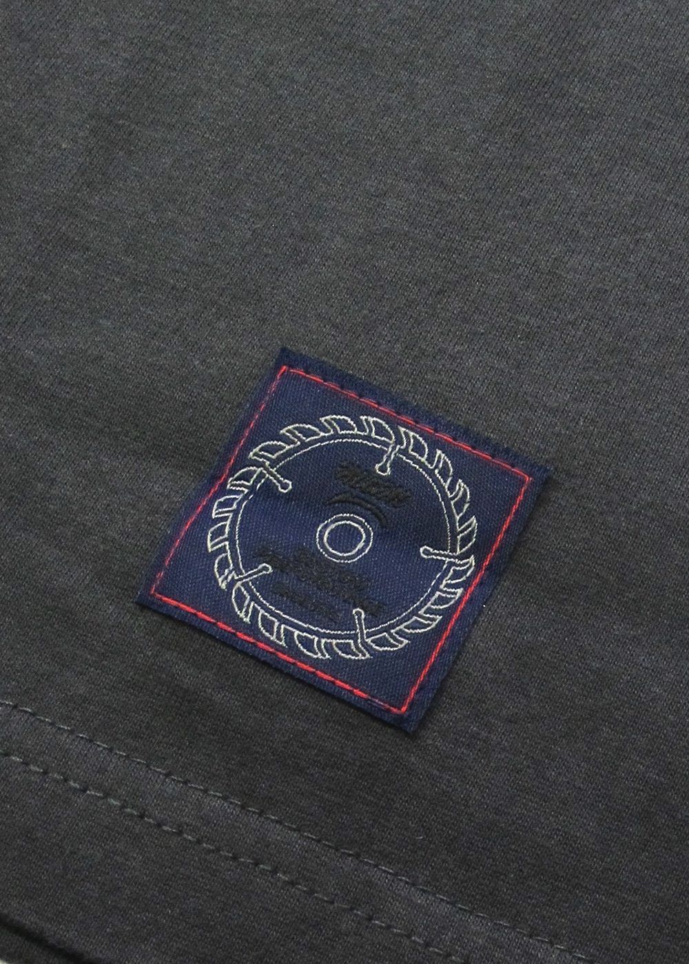 PRINT L/S TEE (SUMI) / ロゴ プリント ロンT