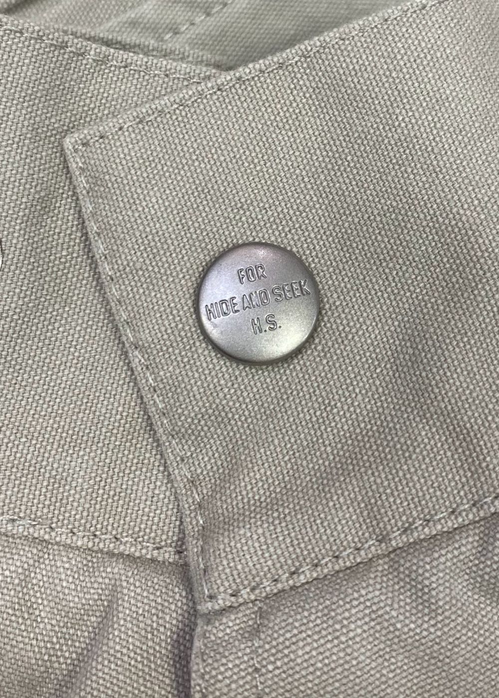 Ox Work Zip Jacket (Washed) (BEIGE) / コットン オックス ワーク ジャケット