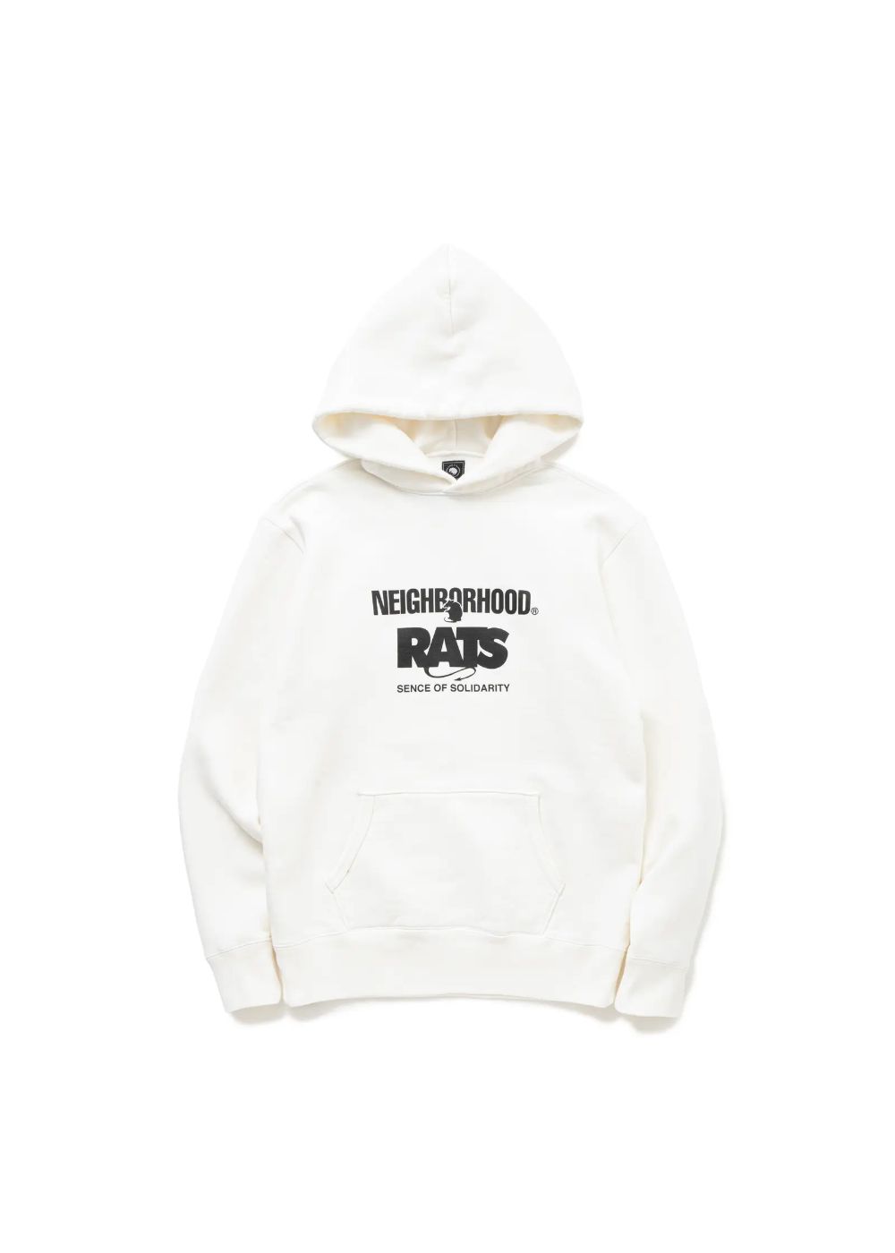 20TH RATS x NH HOODED (WHITE) / ラッツ 20周年記念 ×ネイバーフッド スウェットパーカー