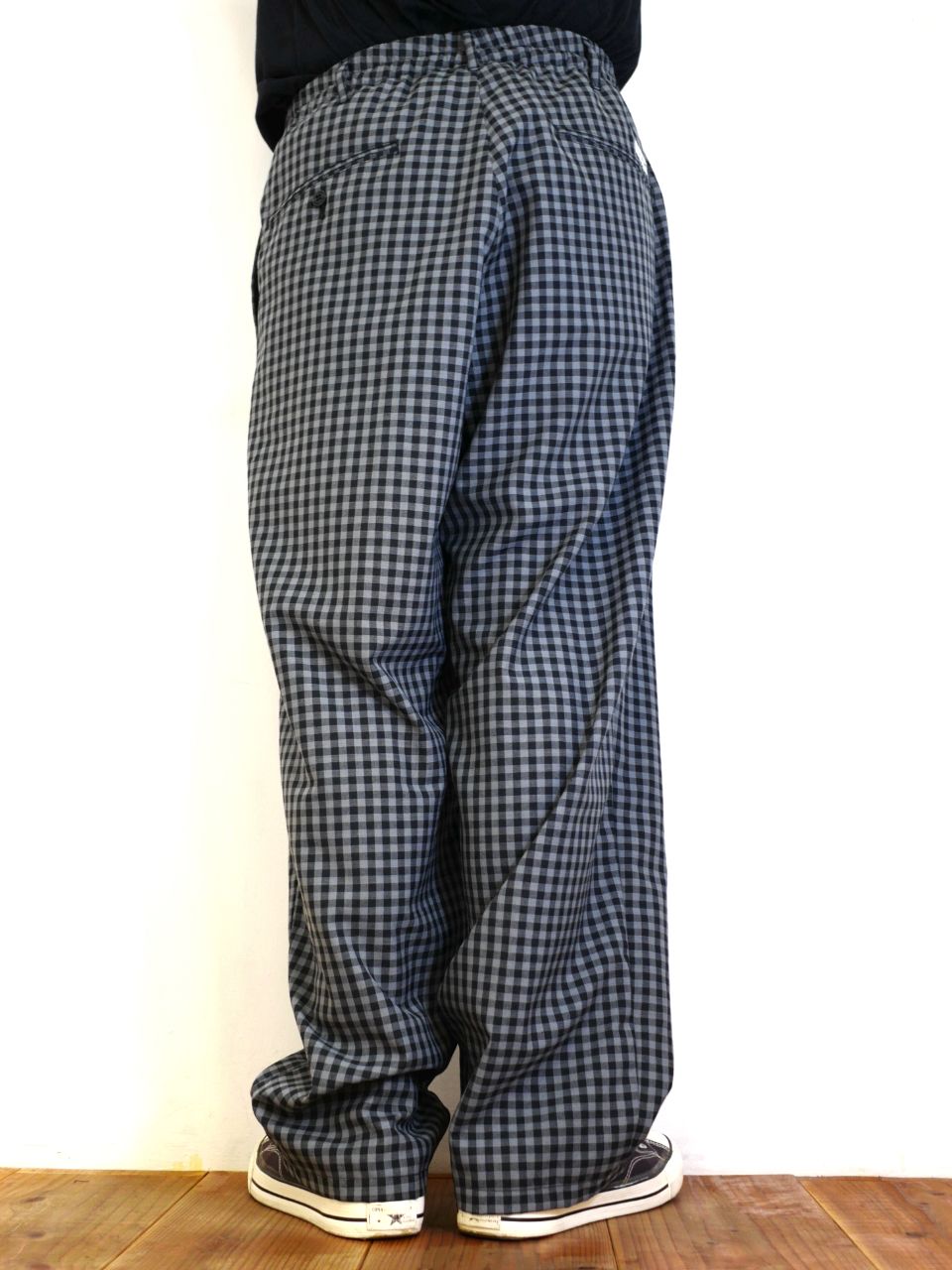 COOTIE PRODUCTIONS - T/W 2 Tuck Easy Pants (GINGHAM CHECK