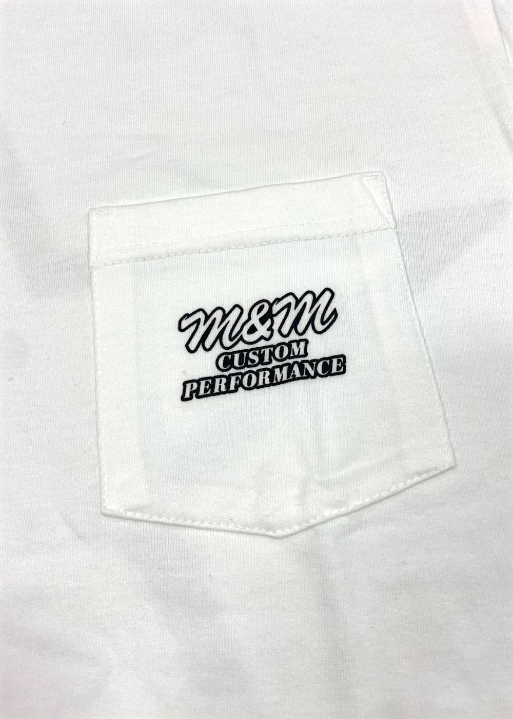 Edge Star Pocket Tee (WHITE) / バックプリント ポケットTシャツ