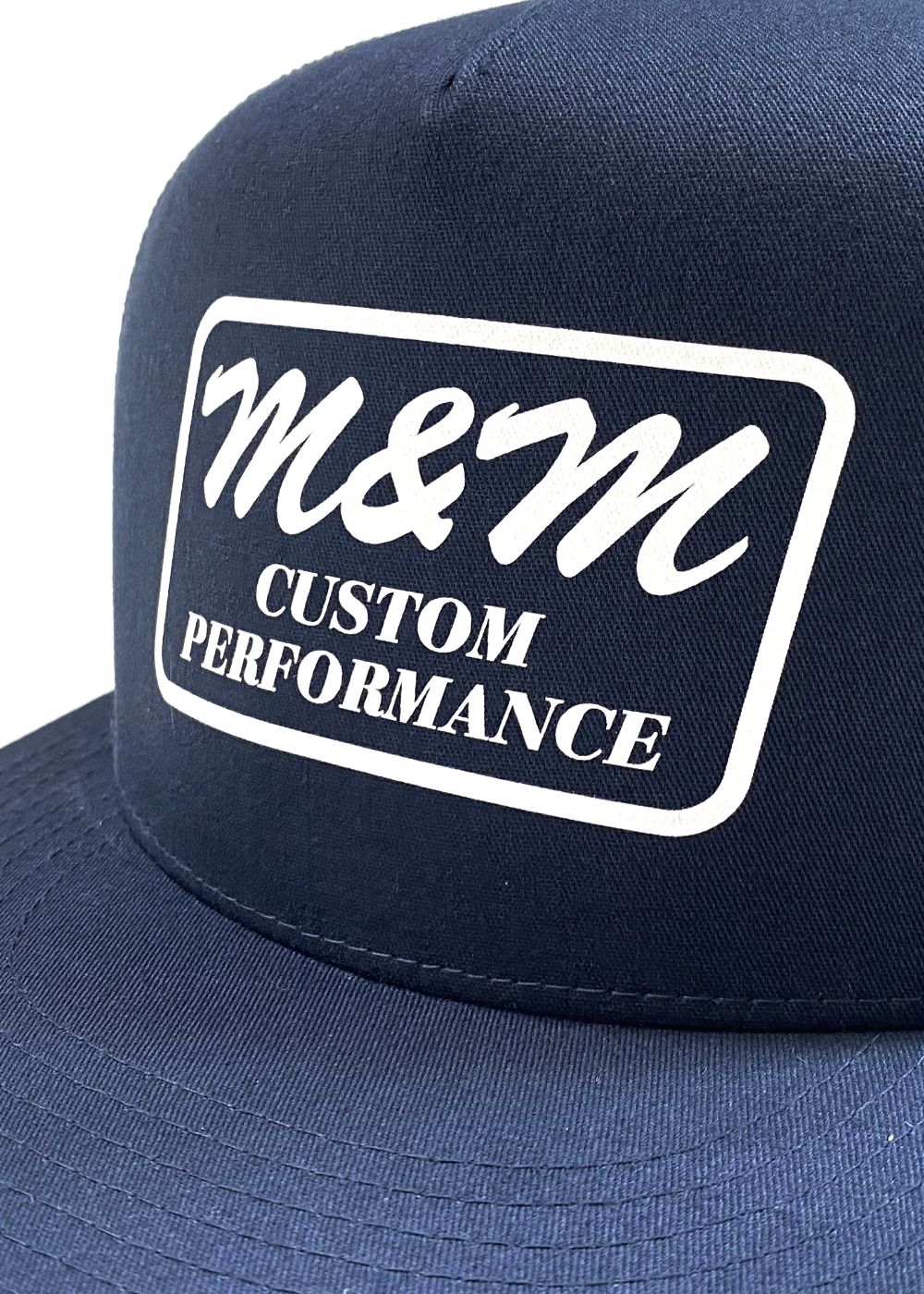 Classic Trucker Mesh Cap (NAVY) / ロゴ プリント メッシュキャップ