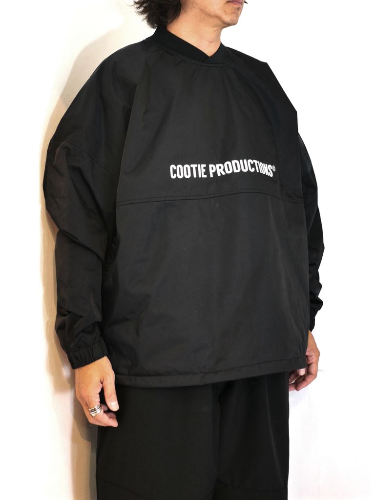 COOTIE PRODUCTIONS - Memory Polyester Twill Football Top (BLACK  