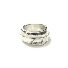 【ラスト1点】Feather Ring 4 (SILVER) / フェザーリング(大)