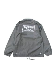 LOOPHOLE 20th ANNIVERSARY PRINT WINDBREAKER (CEMENT) / ループホール20周年記念 コーチジャケット