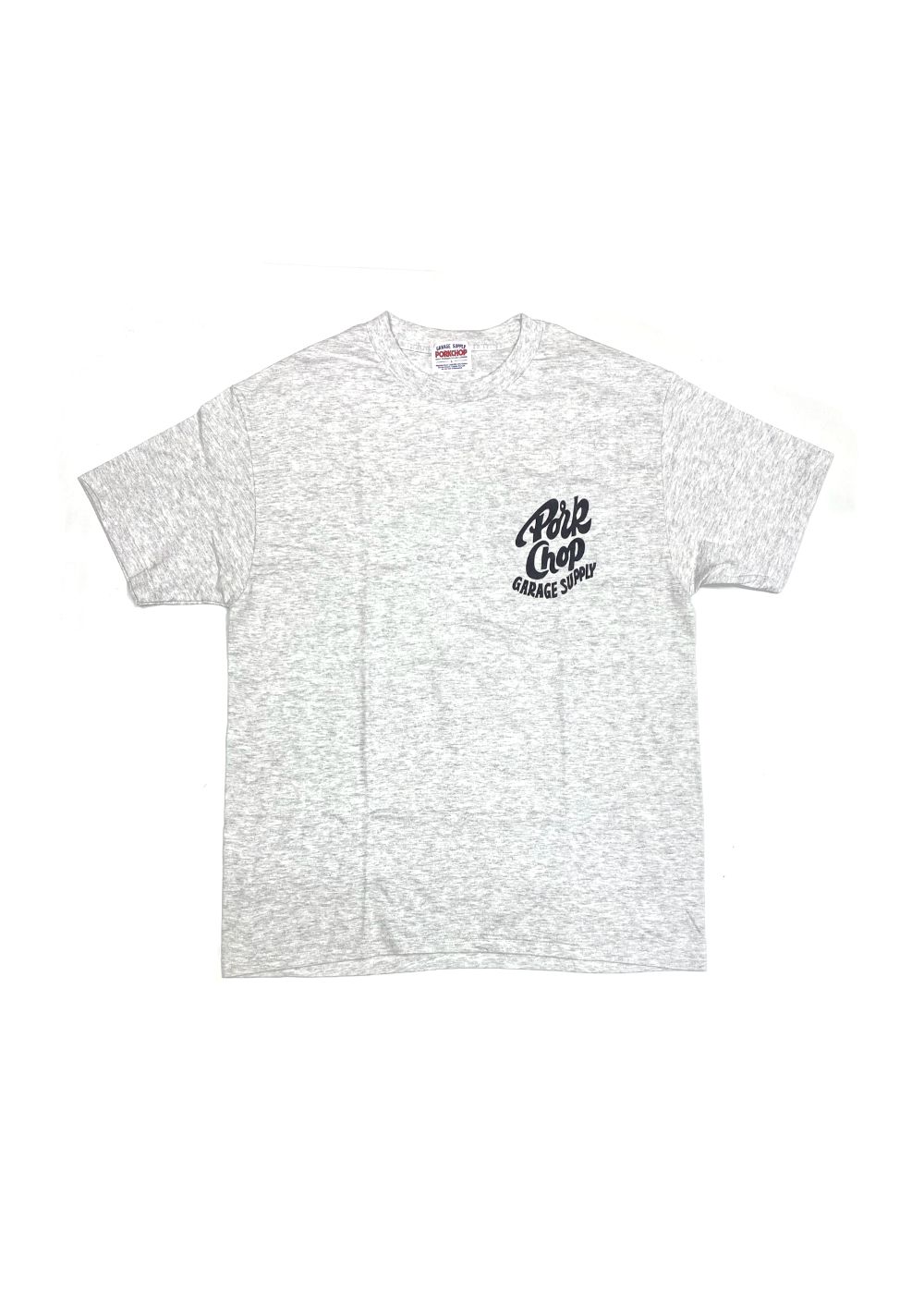 PORKY TEE (ASH) / ポーキー ロゴ Tシャツ