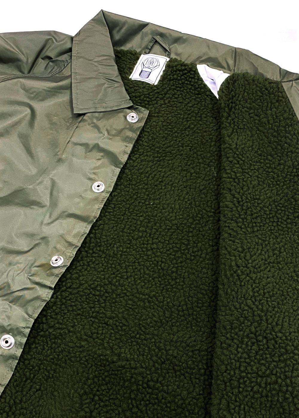 BOA COACH JACKET (OLIVE) / ボア ライナー コーチジャケット