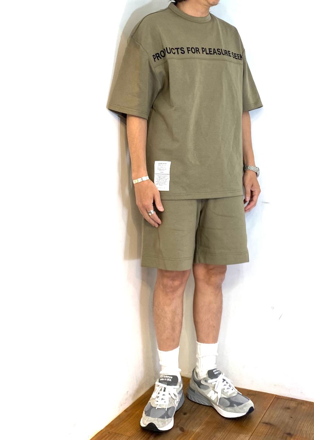 P.F.P.S. RELAX S/S TEE (GRAIGE) / ストレッチ フットボール Tシャツ