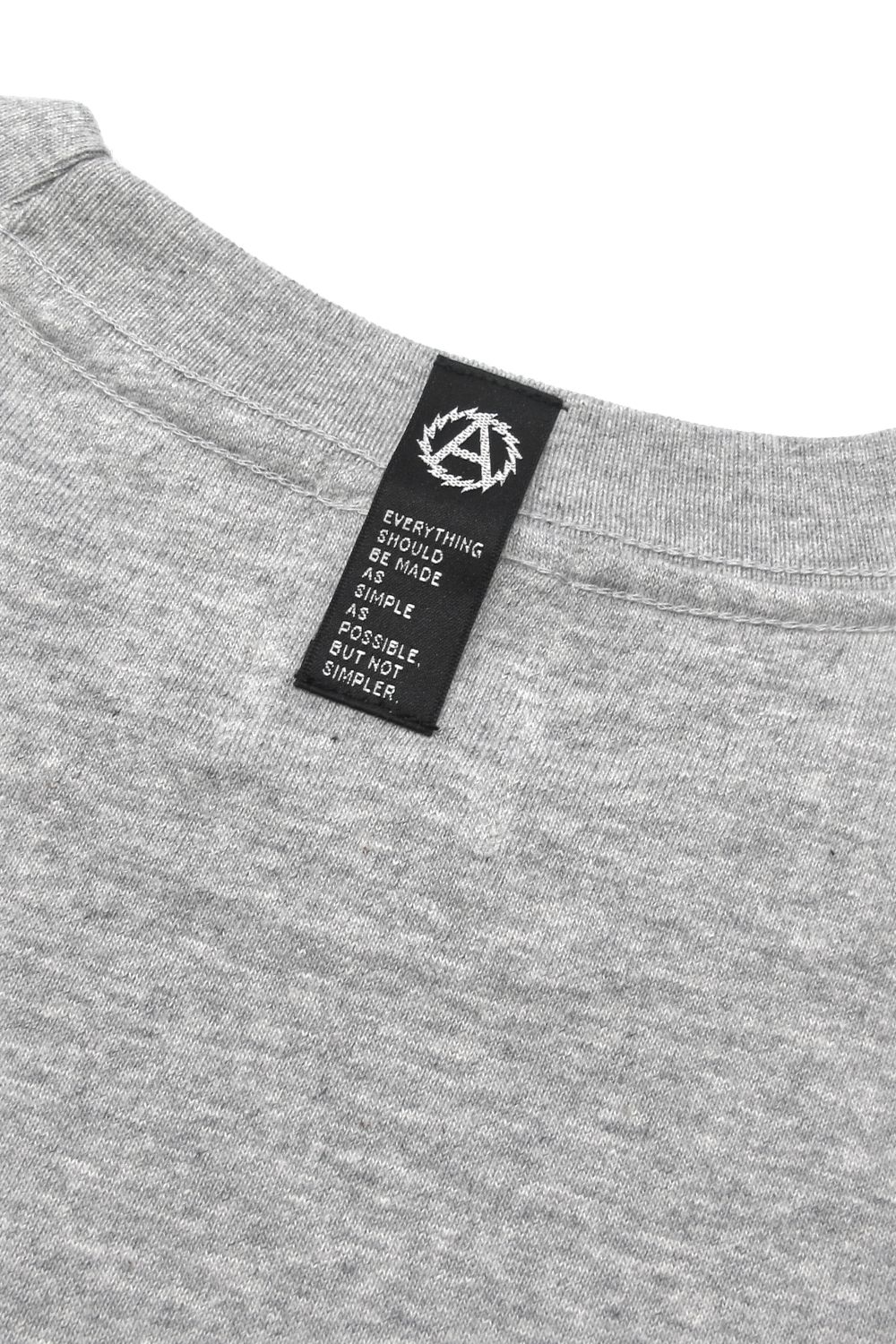 PRINT S/S TEE (GRAY) / アンライバルド コラボT
