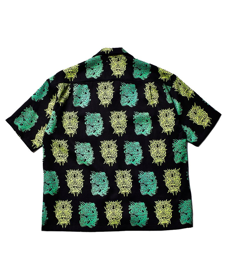 ×NOAH LYON S/S Open Collar SH (GPT) / ノア ライオン コラボ シャツ