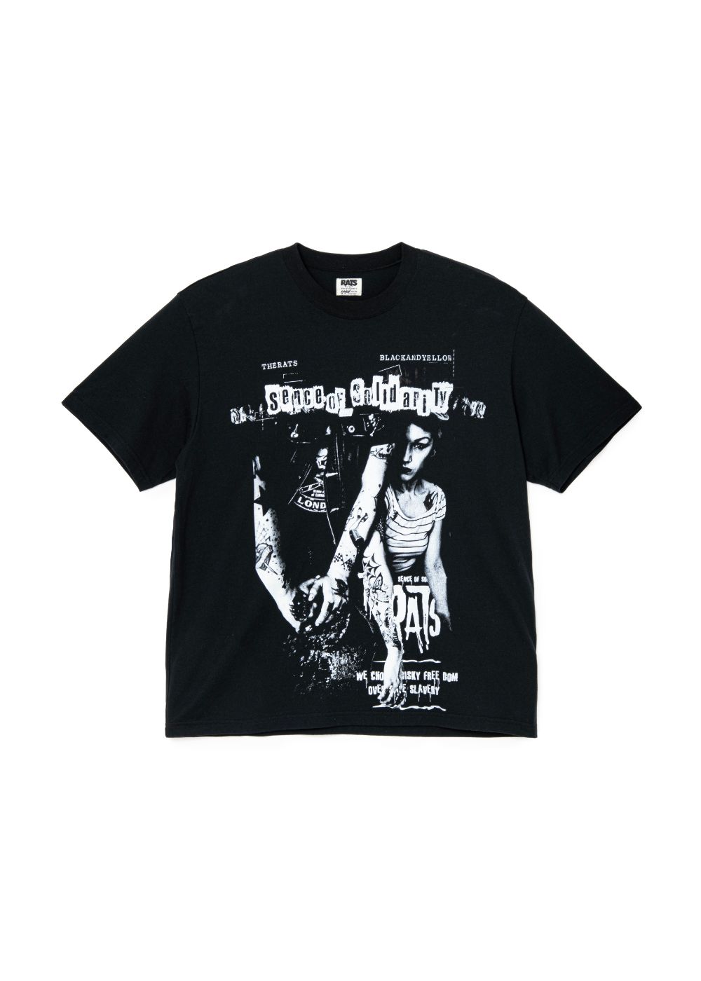 HARDCORE TEE (BLACK) / ハードコア プリント Tシャツ