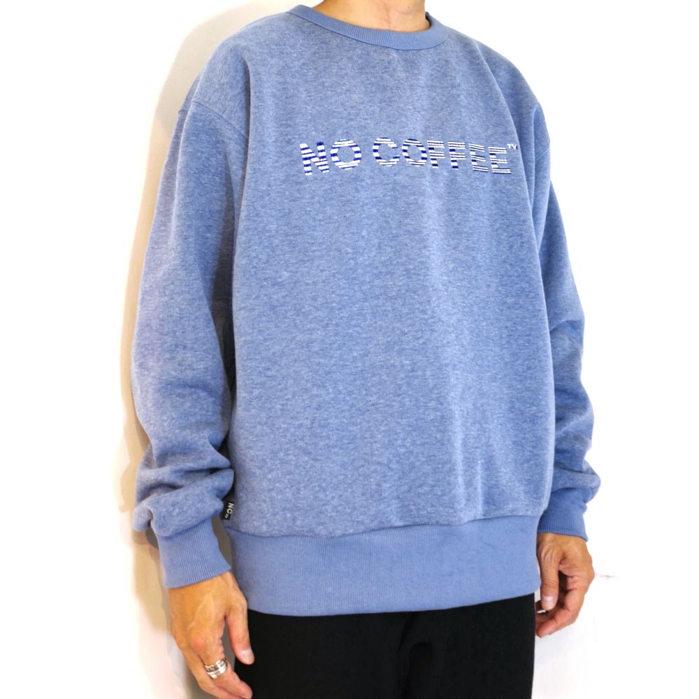 裏起毛クルーネック (BLUE)