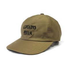 Captains Helm ラスト1点 お取り寄せ不可 Military Logo Cap Beige ミリタリークロスオリジナル6パネルキャップ Loophole