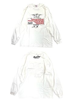 【ラスト1点】SLOGAN L/S TEE (WHITE) / スローガン ロングスリーブ Tシャツ