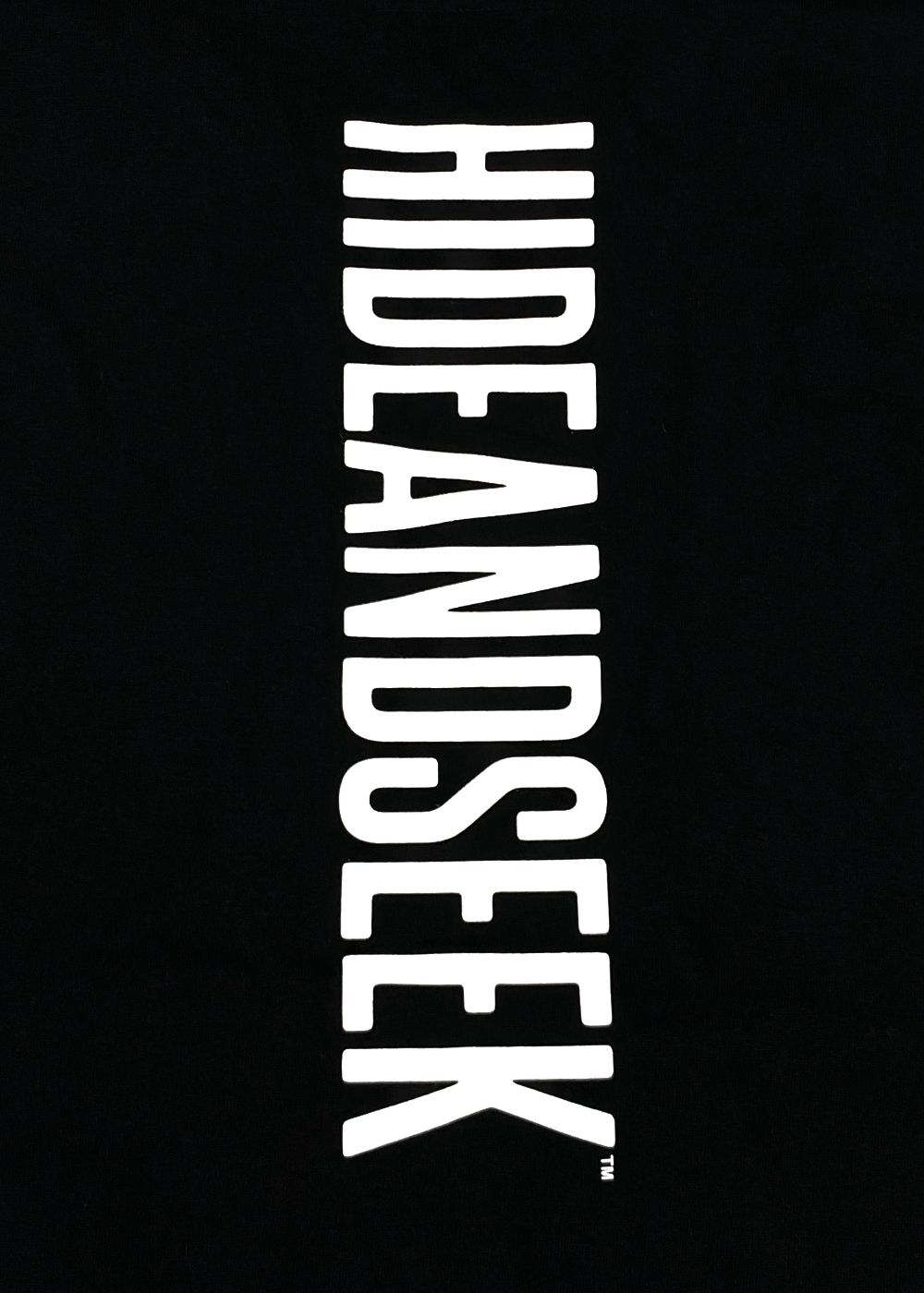 HIDE AND SEEK - HAS Logo Tank Top (BLACK) / ロゴプリント