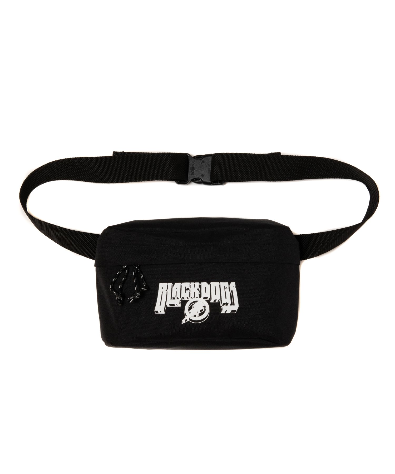 ROTTWEILER - B.D.B WEST BAG (BLACK) / プリント ウエストポーチ