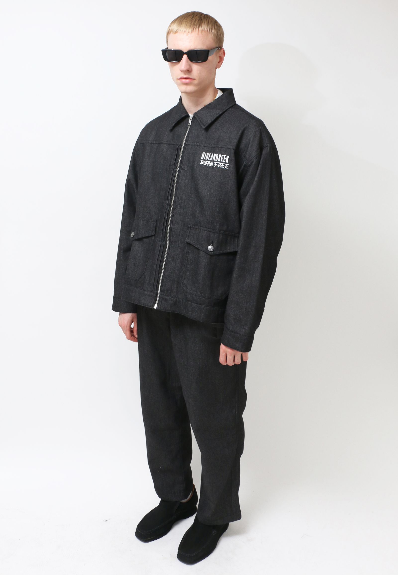 HIDE AND SEEK 超美品 メルトンPコート☆最終値下げ Schott N.Y.C ショット ピーコート ジップライダース 769 ウール